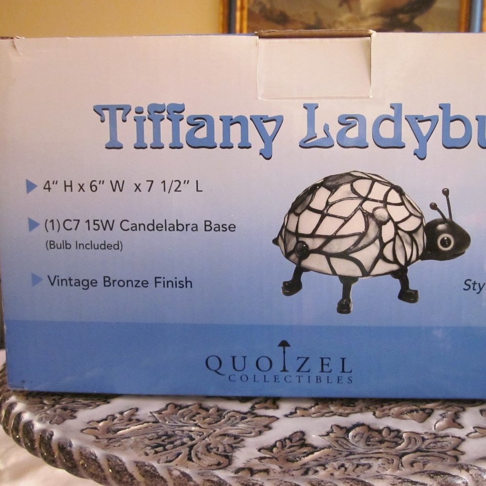 Tiffany ladybug lamp